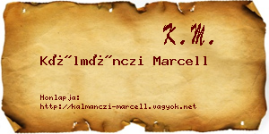 Kálmánczi Marcell névjegykártya